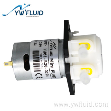 24/12v mini fluid pump with silicone tube